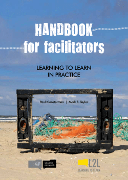 HANDBOOK for facilitators