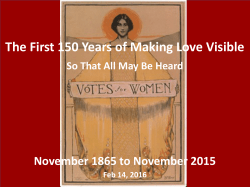 The First 150 Years of Making Love Visible