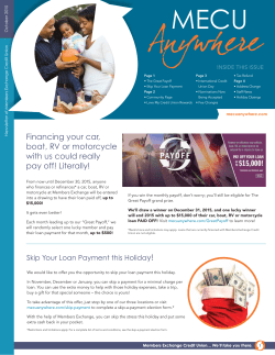 Newsletter - Members Exchange Credit Union