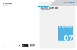 Financial Report 2007