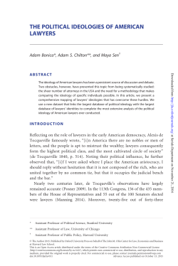 the political ideologies of american lawyers