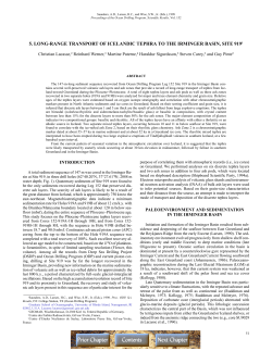 5. long-range transport of icelandic tephra to the irminger basin, site