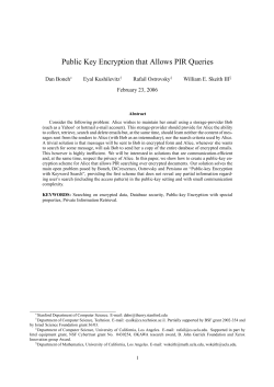 Public Key Encryption that Allows PIR Queries