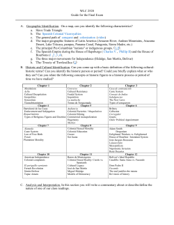 Guide to the Final Exam