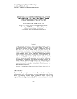 Drastic Enhancement of Propene Yield from 1-Hexene