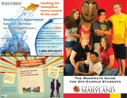 OCH Roommate Guide - Off-Campus Housing Services