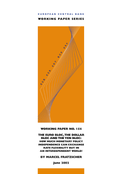 The Euro bloc, the Dollar bloc and the Yen bloc: How much