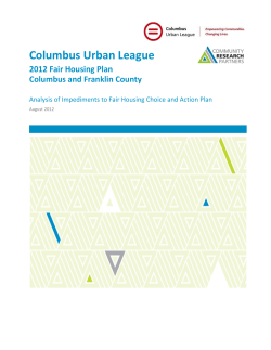 Columbus Urban League - The Central Ohio Fair Housing Association