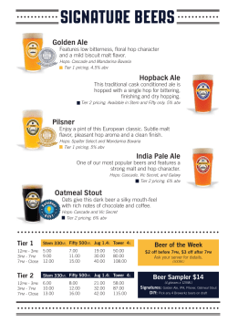 Drink Menu