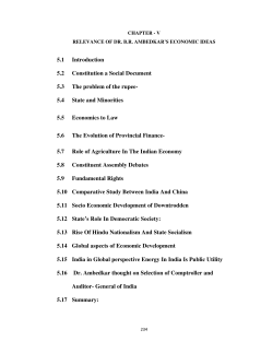5.1 Introduction 5.2 Constitution a Social Document 5.3 The problem