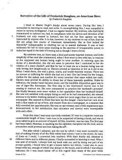 Narrative of the Life of Frederick Douglass, an American Slave
