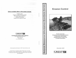 Erosion Control - City of Astoria