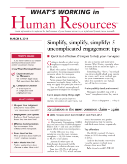 Simplify, simplify, simplify: 5 uncomplicated