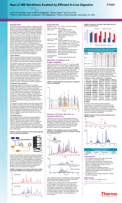 New LC-MS Workflows Enabled by Efficient In