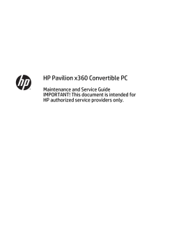 HP Pavilion x360 Convertible PC