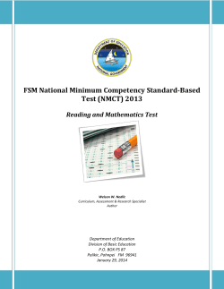 NMCT Annual by State Final Report 2012-2013