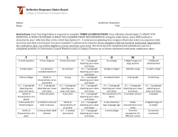 F E L L O W S - College of Charleston