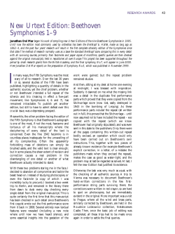 New Urtext Edition: Beethoven Symphonies 1-9