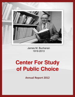 Center For Study of Public Choice