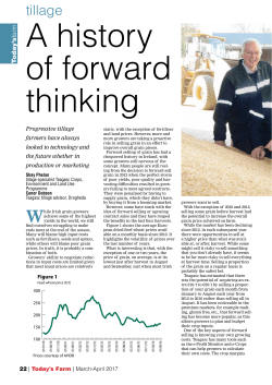 A history of forward thinking