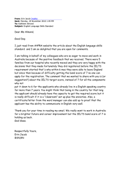 Erin Jacob - Nursing and Midwifery Board of Australia