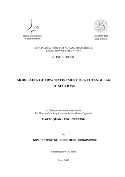 Modelling of FRP-Confinement of Rectangular RC