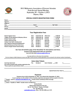 October 4, 2013 Dayton, Ohio SPE