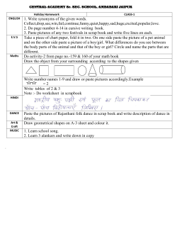 ENGLISH 1. Write synonyms of the given words. Collect,drop,see