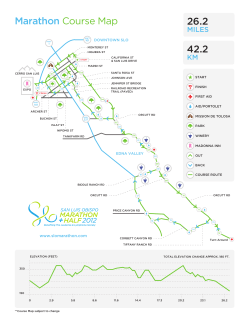 26.2 42.2 Marathon Course Map