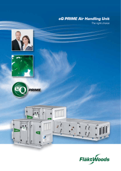 eQ PRIME Air Handling Unit