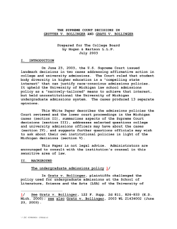 the supreme court decisions in grutter v.