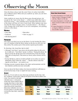 Observing the Moon - Stargazing for Everyone