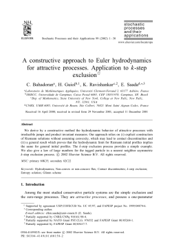 A constructive approach to Euler hydrodynamics for - TIMC-IMAG