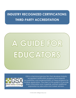 Certifications Guide for Educators