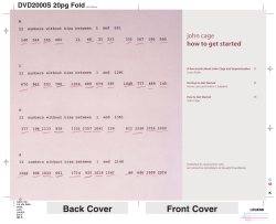 john cage how to get started