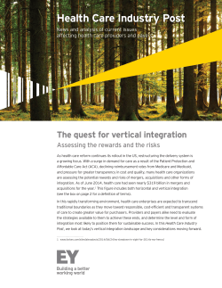 EY - Health Care Industry Post