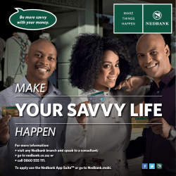 Savvy Banking Brochures - Fees