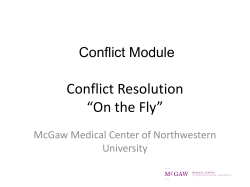RATL Conflict Resolution Module