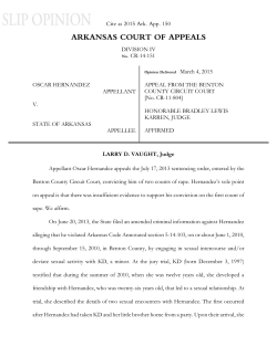 arkansas court of appeals
