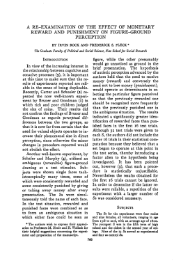 Rock (1950) A re-examination of the effect of