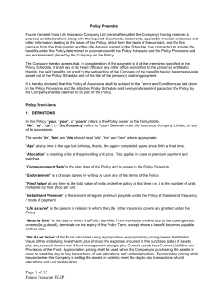 Future Generali Freedom ULIP (UIN: 133L015V01)