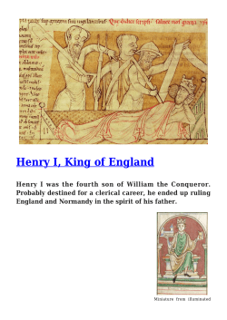 Henry I, King of England