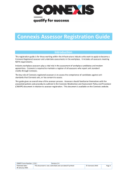 Assessor Application Guide