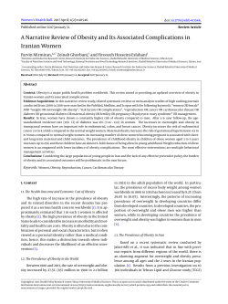 A Narrative Review of Obesity and Its Associated Complications in