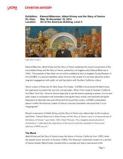 Edward Biberman, Abbot Kinney and the Story of Venice