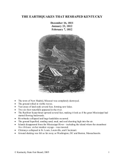 the earthquakes that reshaped kentucky