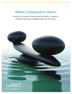 When Compassion Hurts - Best Start Resource Centre