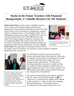 A Valuable Resource for SIF Students