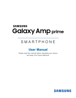 Samsung Galaxy Amp prime J320AZ User Manual