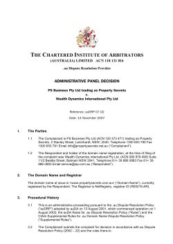 FINAL Property Secrets auDA07-02